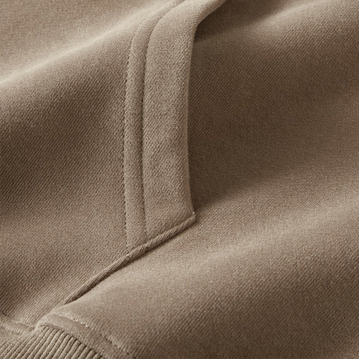 420g Heavy fur lined full zip hoodie