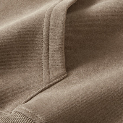 420g Heavy fur lined full zip hoodie