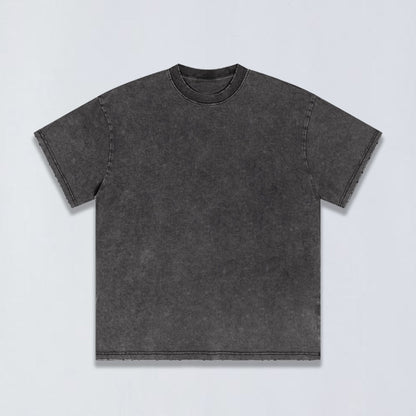 260g Aging distress tee