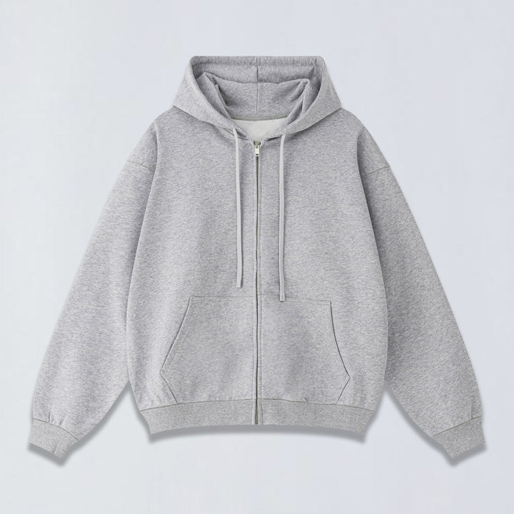 440g Terry full zip hoodie