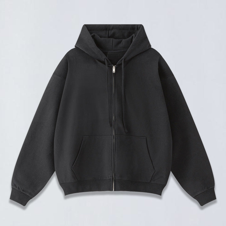 440g Terry full zip hoodie