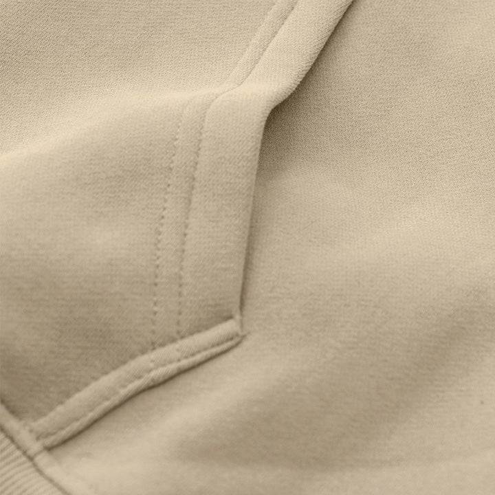 345g Oversize full zip fleece hoodie