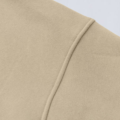 345g Oversize full zip fleece hoodie