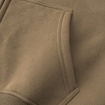 345g Babydoll crop full zip hoodie