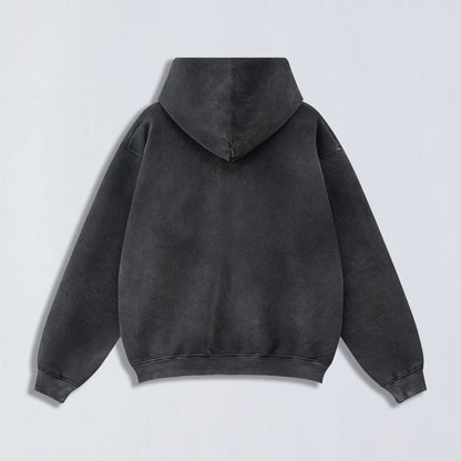 360g Aged comfort full-zip hoodie