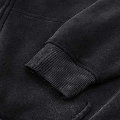 360g Aged comfort full-zip hoodie