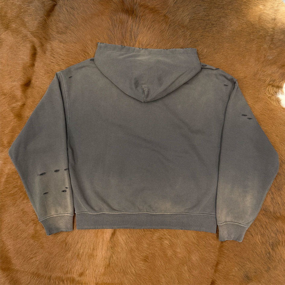 Vintage-Savage Cotton-Jersey Hoodie