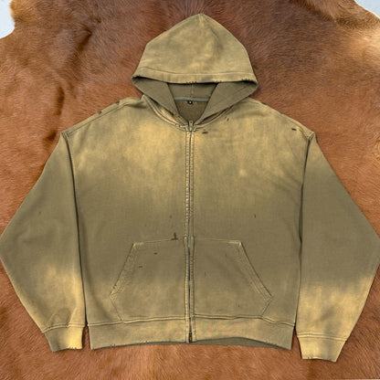 Vintage-Savage Cotton-Jersey Hoodie