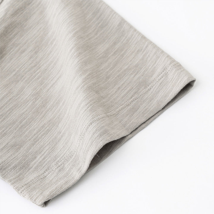 190g Yarn-dyed slub tee