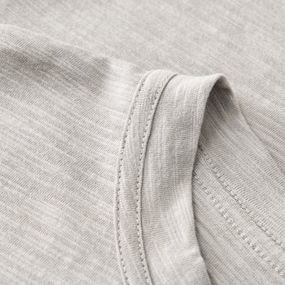 190g Yarn-dyed slub tee