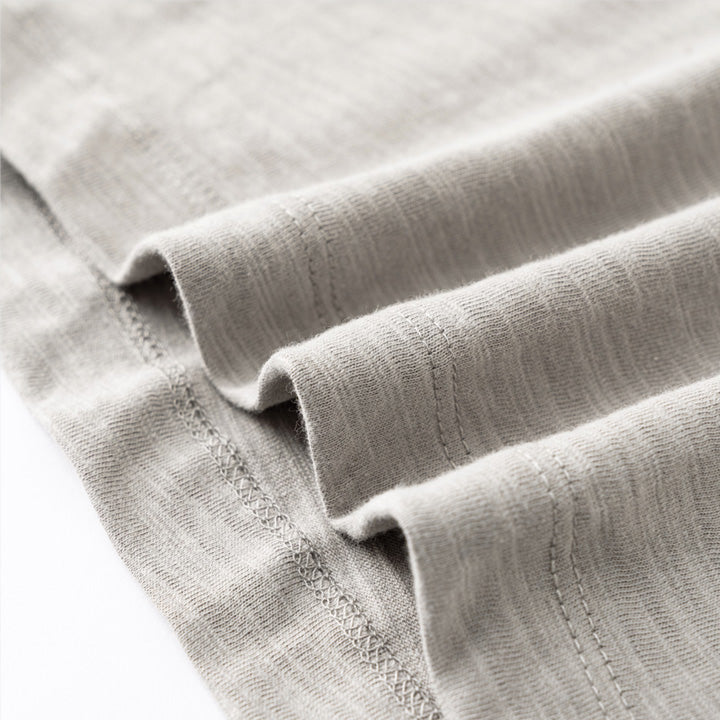 190g Yarn-dyed slub tee