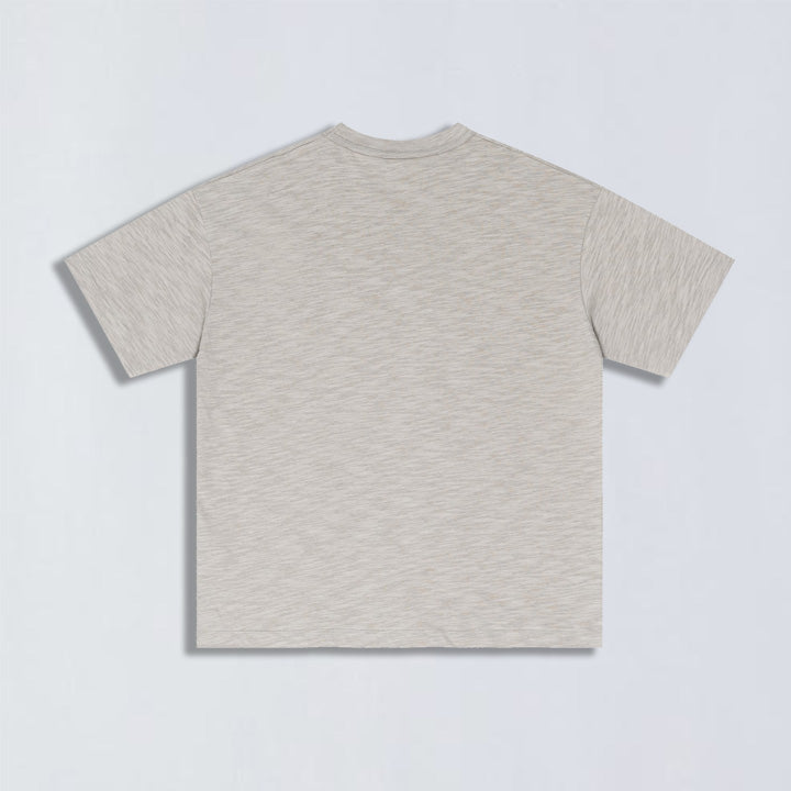 190g Yarn-dyed slub tee
