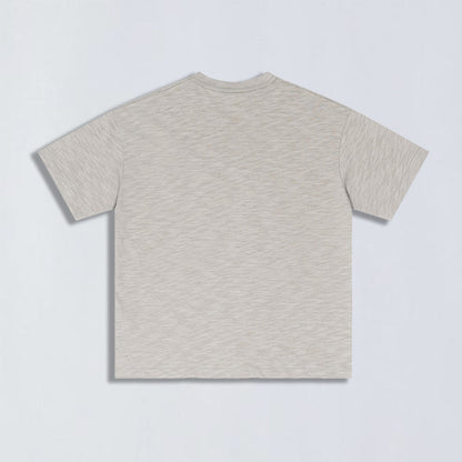 190g Yarn-dyed slub tee
