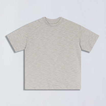 190g Yarn-dyed slub tee
