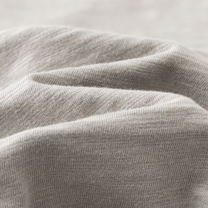 190g Yarn-dyed slub tee