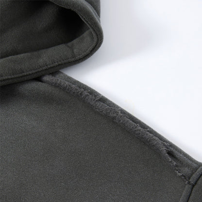 400g Sun fade full zip hoodie