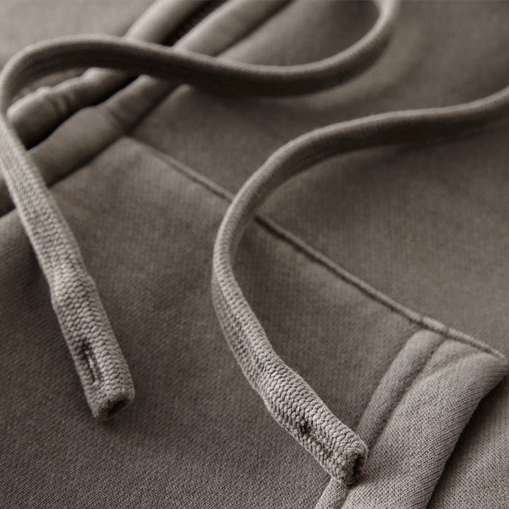 400g Babydoll wash crop full-size zip hoodie