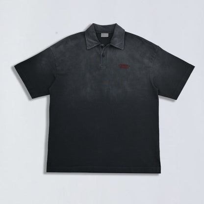 280g Vintage washed polo