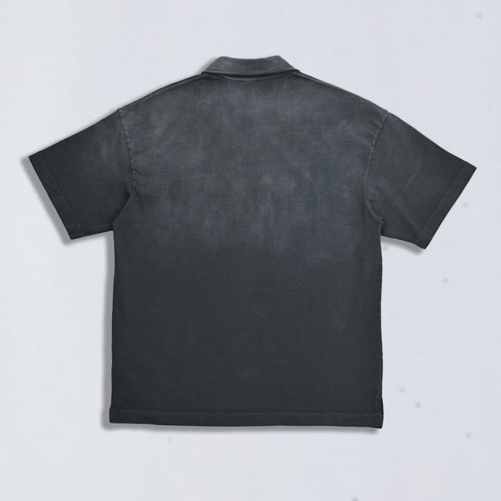 280g Vintage washed polo