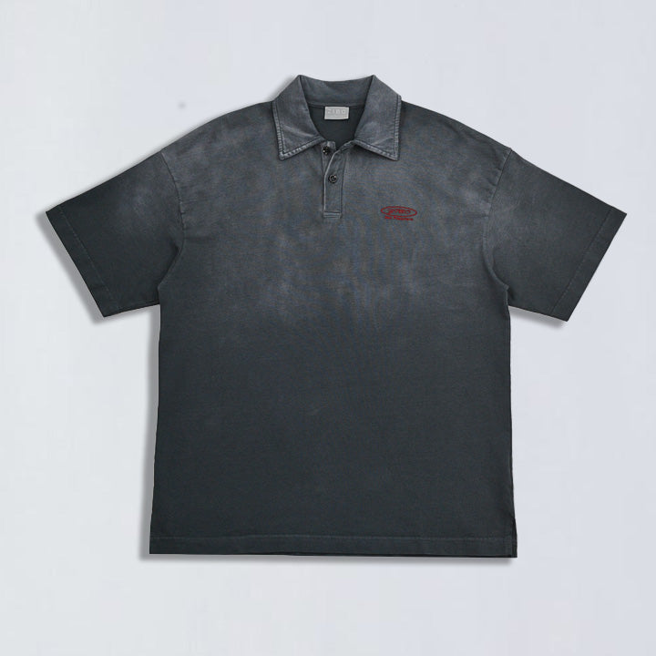 280g Vintage washed polo